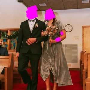 Sage green Baltic Born wrap dress